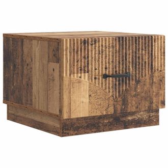 vidaXL Mesa De Caf&eacute; Con Caj&oacute;n Madera Envejecida 49 X 50 X 37 Cm Vidaxl