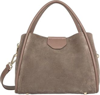 Lancaster Bolso de mano peque&ntilde;o Suede Ida - Bags - Mujer - Marr&oacute;n - ONE SIZE