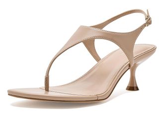 Calvin Klein Portia Womens Sling Back Shoes Light Natural : 7.5 M, Leather