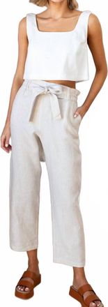 Emerson Fry Roma Square Neck Top In White