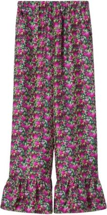 Gucci Floral Silk Trousers Size 42