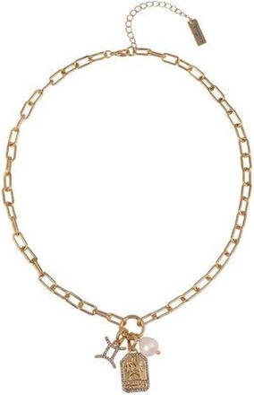 Hallmark Zodiac Pendant Necklace in Gold - Gemini at Nordstrom, Size 18