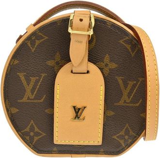 Louis Vuitton Boite Chapeau Reverse Monogram Canvas Brown Canvas Handbag (Pre-Owned)