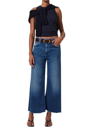 Citizens Of Humanity Lyra Wide Leg Crop Jean In Ambry