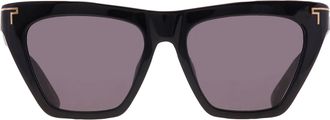 Tumi Grey Cat Eye Ladies Sunglasses STU507 0700 55