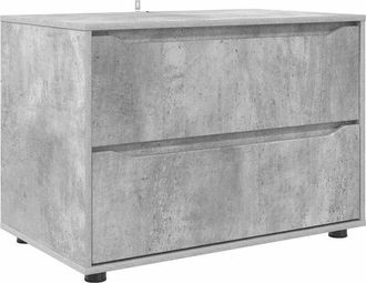 vidaXL Armario De Almacenamiento Gris Concreto 80 X 48 X 57 Cm Vidaxl