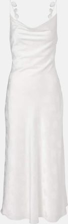 Rotate Bridal satin midi dress