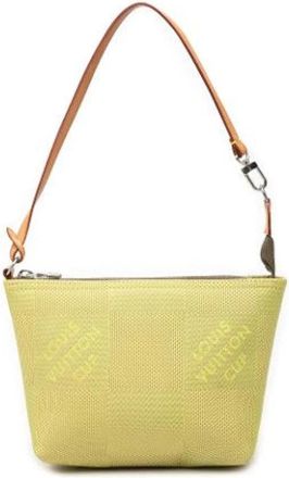 Louis Vuitton Pre-owned Cup Volunteer Pochette - Dames - Vintage Schoudertas - Groen - ONE Size - Leer - Vintage