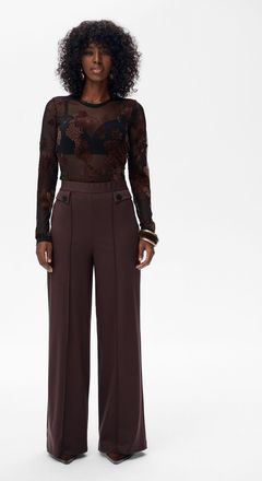 OEM Pantalones De Mujer Anis Dark Chocolate, Talla 34
