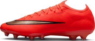 Nike Mens Mercurial Vapor 17 Elite Artificial-Grass Low-Top Soccer Cleats in Red | IO4252-600