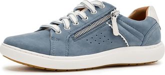 Clarks Nalle Zen Womens Shoes Blue Nubuck : 9.5 B - Medium, Suede/Synthetic