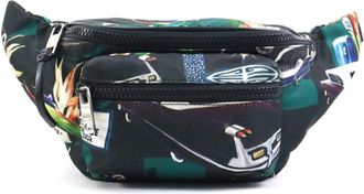 Givenchy Black Multi-Color Nylon Fanny Pack (Pre-Owned)