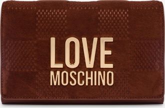 Love Moschino Borsa a tracolla in tessuto soft - Rosso