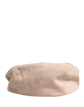 Dolce & Gabbana Men Beige Cotton Newsboy Cloth Capello Mens Hat