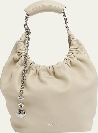 Loewe Squeeze Small Shoulder Bag in Napa Leather