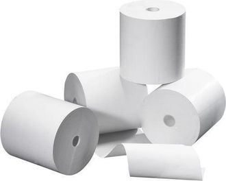 OEM Rollos De Recibos 80x80x12 - 79m, Sin Fenol, 55g, Con Impresi&oacute;n ej Kvitto P&aring; K&ouml;p, 30 Unidades Por Paquete, Ca-rr808012-79m55-pf