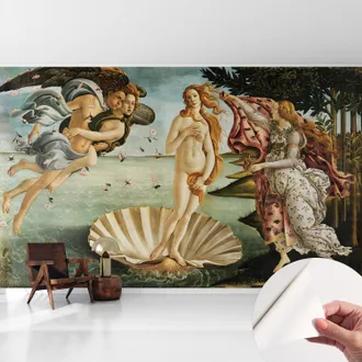 Tulup Carta Da Parati Autoadesiva - Fotomurale - Alta Qualit&agrave; - Per La Cucina - Camera Da Letto - La Nascita Di Venere 416x254 Cm