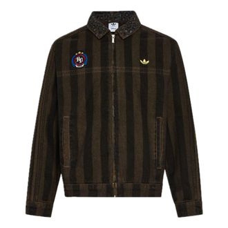 adidas Wild Washed Padded Jacket Asia Sizing Dark Brown KX4892