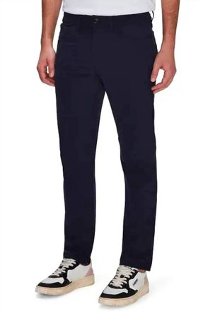 7 For All Mankind Tech Series Slimmy Tapered Trousers In Navy