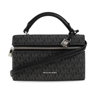 Michael Kors Tassen, Dames, Zwart, ONE Size, Leer, Jana Handtas