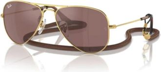 Ray-Ban Stijlvolle Zonnebril met Gepolariseerde Lenzen - unisex - Zonnebrillen - Bruin - 52 MM - Accessoires