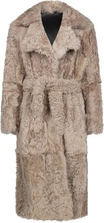 Ludovic de Saint Sernin Cappotto in shearling - Toni neutri