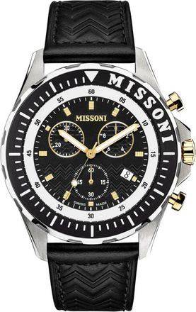 Missoni Heren, Accessoires, Zwart, Maat: ONE Size Leer