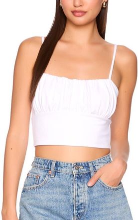 Susana Monaco Crop Button Camisole in Sugar at Nordstrom, Size X-Small