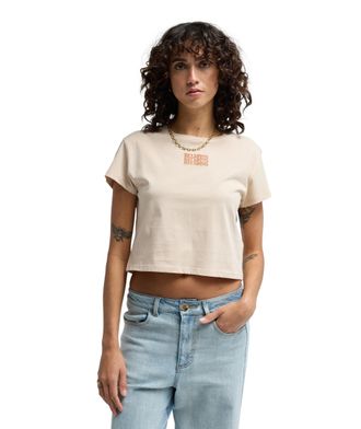 Billabong T-Shirt BILLABONG TRIPLE STACKED, Damen, Gr. XL (42), oatmeal, Obermaterial: 100% Baumwolle, Shirts T-Shirt, f&uuml;r Erwachsene, sportlicher Stil, f&uuml;r spo