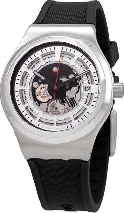 Swatch Sistem Through Again Automatic Grey Dial Mens Watch YIS431