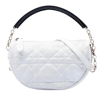 Dior Pre-owned Handbags, female, White, Size: ONE SIZE Pre-owned Vintage Satchel
