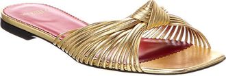 Valentino Vlogo Leather Sandal