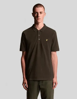 Lyle & Scott Lyle And Scott Mens Cotton Polo Shirt - Brown - Size: 34