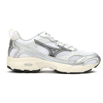 Mizuno Womens Mxr Sport Trainers - White Leather - Size UK 6