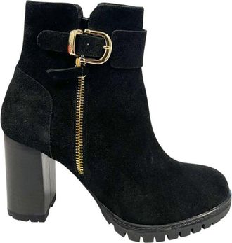 Borbonese Black Leather Womens Womens Boot