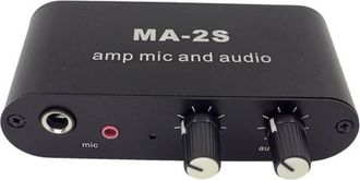 OEM Adecuado Para El Preamplificador De Micr&oacute;fono Ma-2s, Amplificador Mezclador Para Micr&oacute;fonos Din&aacute;micos De 6,5 Mm Y Micr&oacute;fonos De Condensador De 3,5 Mm 