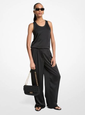 Michael Kors Drapey Satin Wide Leg Pants