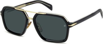 Eyewear by David Beckham DB 7128/S Zonnebrillen - Heren - Zonnebrillen - Zwart - 58 MM - Accessoires