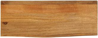 vidaXL vidaXL Piano Tavolo Bordi Vivi 80x30x3,8cm in Legno Massello di Mango