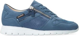 Mephisto Ergonomische Sneaker - Blauw - Dames - Sneakers - Blauw - 40 1/2 EU - Schoenen