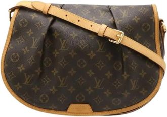 Louis Vuitton Pre-owned Monogram Menilmontant MM Schoudertas - Dames - Vintage Schoudertas - Bruin - ONE Size - Vintage