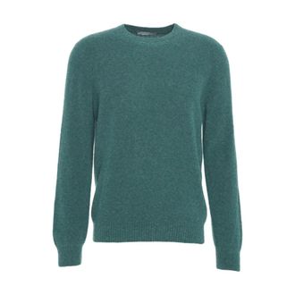 Gender Round-neck Knitwear, male, Green, Size: 2XL Luxurious Wool Pullover Knitwear Aw25