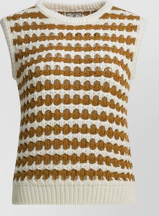 Ines De La Fressange cotton knitted top