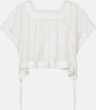 D&ocirc;en D&ocirc;en Vennette lace crop top
