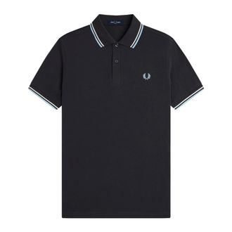 Fred Perry Polo Shirts, male, Black, Size: 2XL M3600 Polo