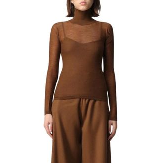 Max Mara Dames, Truien, Bruin, Maat: S