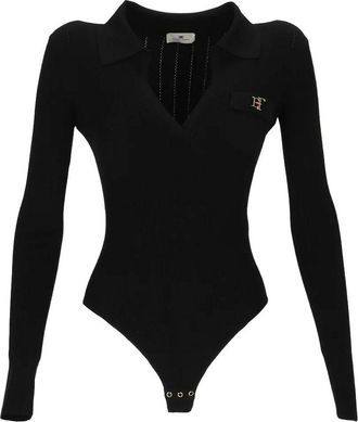Elisabetta Franchi Body Tricot Nero