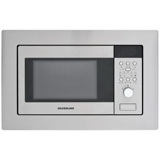 Silverline Horno Microondas Silverline Mw9012x01 De Acero Inoxidable, Combinado, De Superficie Plana, 20 L, 800 W