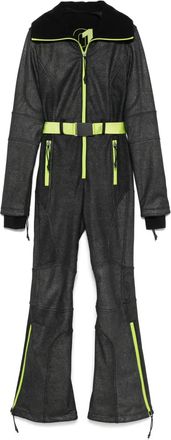 Khrisjoy Tuta da sci con glitter - Nero