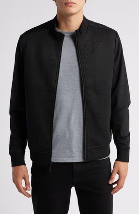 Robert Barakett Curtin Full Zip Jacket in Black at Nordstrom, Size Xx-Large